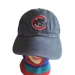 Vtg Chicago Cubs Dad hat  Cubbies Bear
